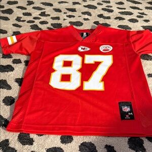 NFL Kids Red Jersey with White and Yellow Highlights